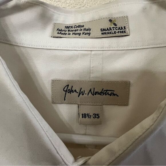 John W. Norton Long Sleeve Dress Shirt (Size 18.5 - 35) - Picture 4 of 5